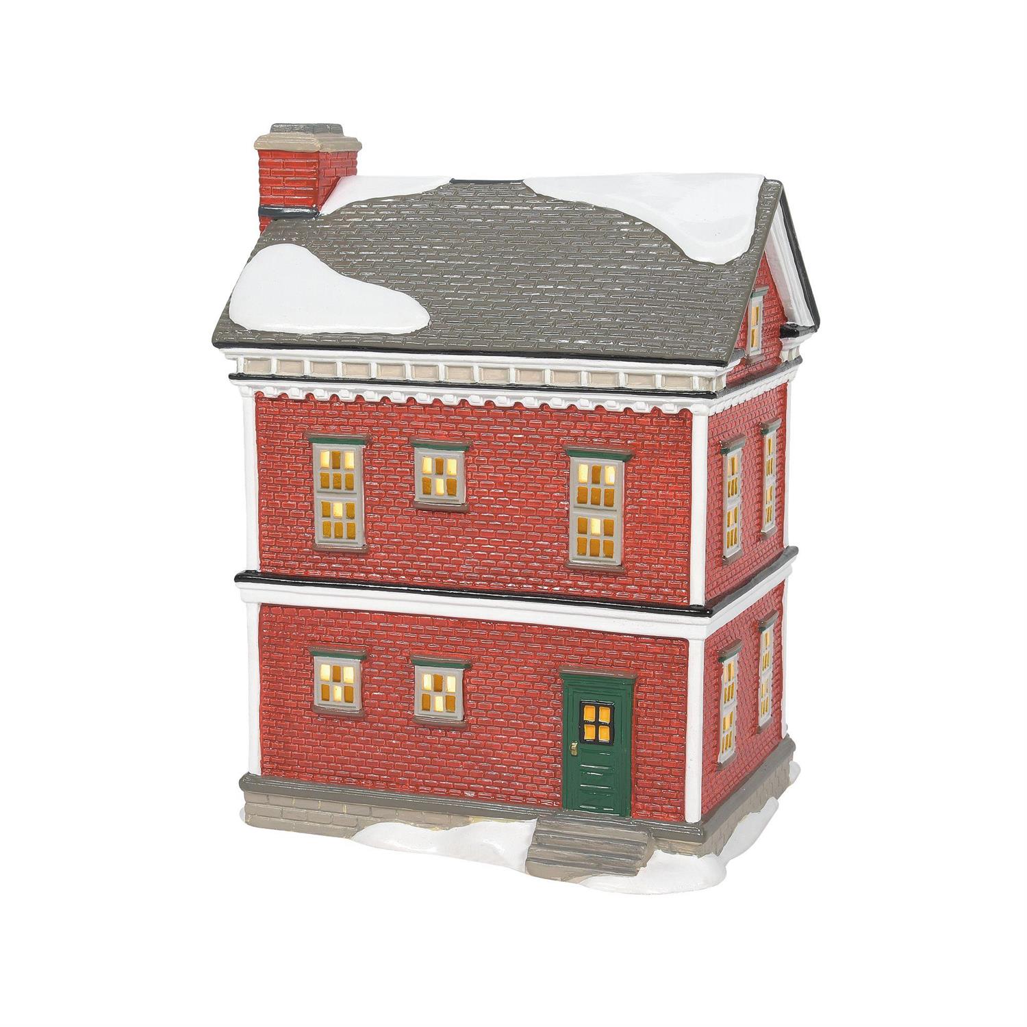 Snow Village Ready For New Year's Eve, set of 2 #6011424